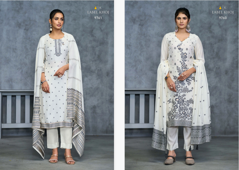 Ivory By Label Khoj Handover Designer Kurti With Bottom Dupatta Wholesalers In Delhi
